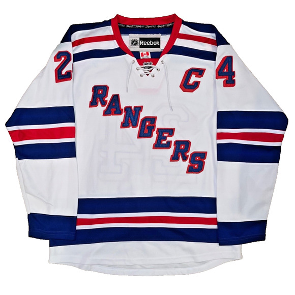 New York Rangers Ryan Callahan Reebok CCM Sz 50 M NHL Hockey Jersey Fight Strap - Picture 2 of 13